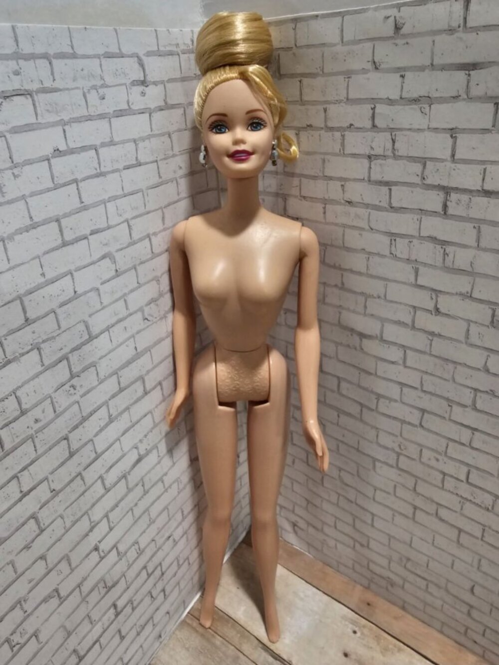 Mattel 1997 Sparkle Beauty Barbie Doll Special Edition Blonde Updo Nude Rare HTF - Picture 3 of 7